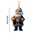 thumbnail image 3 of NSESSHome Christmas Ornaments Gift, Cute Mini Santa Claus Style Christmas Tree Party Hanging Decorations for Christmas Home Decoration and Various Occasions, 3 of 9