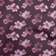 thumbnail image 1 of oneOone Polyester Lycra Purple Fabric Floral & Sewing Fabric By The Yard Printed Diy Clothing Sewing Supplies 56 Inch Wide, 1 of 6