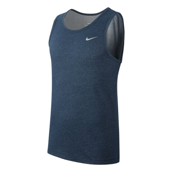 NIKE Mens Training Blue Crew Neck Classic Fit Moisture Wicking Tank Top XXL