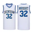 thumbnail image 2 of Camiseta deportiva de baloncesto Moive Crenshaw McCall #22 Wright #32, camisetas blancas, costura de secado rápido, bordado, 2 of 5