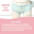 thumbnail image 4 of Hbhpov 12 pack of Baby Panties Soft Comfort Knicker Underwear Girls Assorted Briefs, Size 2-14, 4 of 7