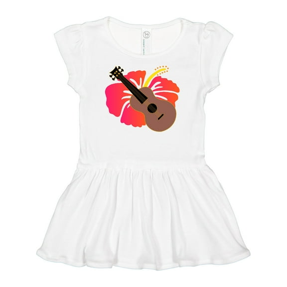 Inktastic Ukulele Hawaiian Music Gift Girls Baby Dress