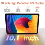 2026 Android 15 Tablet with Octa-Core for Adults,10.1 Inch Tablet with case,10GB RAM 64 GB ROM,HD IPS Touchscreen,6000 mAh,Dual Camera,GMS