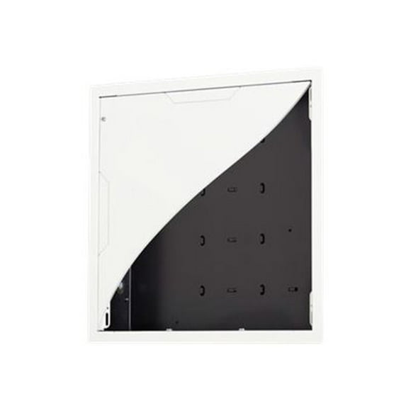 Chief Large In-Wall Storage Box with White Flange and Cover - For LCD Displays - Black - Storage box - for audio/video components - white - in-wall mounted - for Fusion MTM3029, MTM3241; Large FUSION Portrait Tilt Wall Mount LTMPU; Thinstall TS525