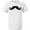 AA-White, variant on Inktastic Mustache T-Shirt