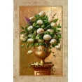 thumbnail image 2 of Welby 23x32 Gold Ornate Wood Framed with Double Matting Museum Art Print Titled - Floral Expressions I, 2 of 4