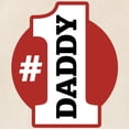 thumbnail image 2 of CafePress - #1 Daddy Tote Bag - Unisex Canvas Tote Bag, Beige, 1-Piece, 2 of 7
