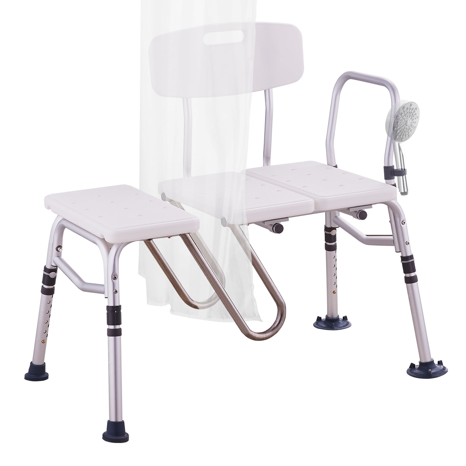 Elderly Shower Chair Over Tub Portable Shower Chair Non-Slip Bench - Main Image