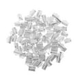 thumbnail image 2 of Tachiuwa 6x100pcs Clamp Cord End Cap Tip Bracelet 10mm Sliver 6 Pcs, 2 of 10