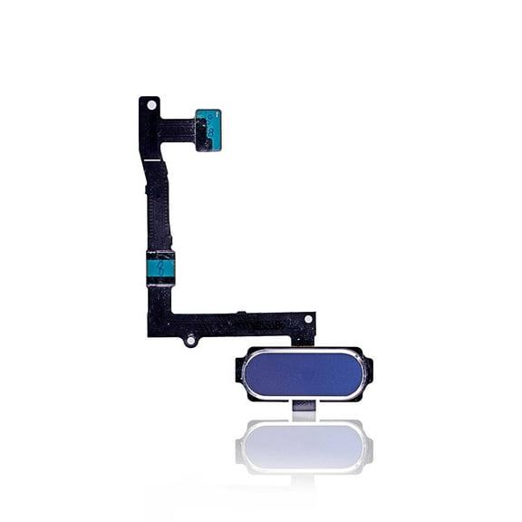 Replacement Home Button With Flex Cable Compatible For Samsung Galaxy S6 Edge Plus (Blue)