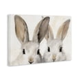 thumbnail image 4 of Stupell Industries Two Peeking Rabbits Animals & Insects Painting Gallery Wrapped Canvas Art Print Wall Art, 24 x 16, 4 of 8