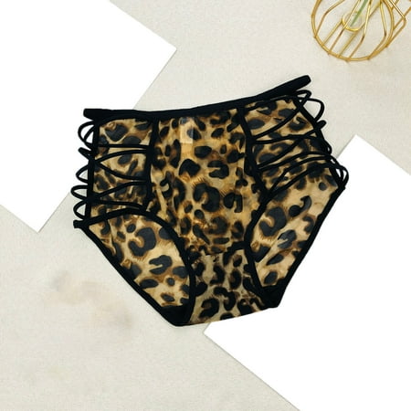 

Lingerie Sets for Women Sheer Panties Thong Lace Ladies Ultra Women Bikini Soft Panties Brief Underwear Womens Leopard Print Panties