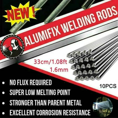 

10Pcs Aluminium Welding Rods Wire Brazing Easy Melt Solder Low Temperature
