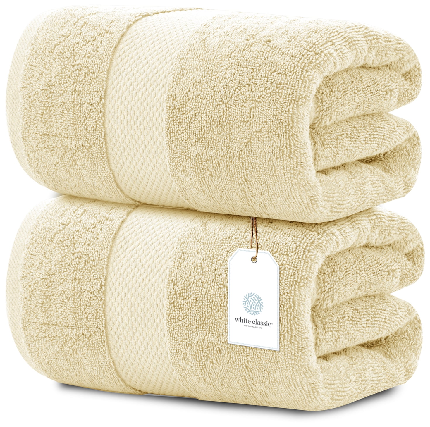 Luxury Waffle 600GSM Pack of 2 Egyptian Cotton Towels Hand Bath Sheet Bathroom 
