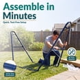 thumbnail image 4 of Sunnydaze 550 lb Powder-Coated Steel Universal Hammock Stand - Blue, 4 of 14