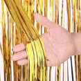 thumbnail image 4 of Foil Curtain Backdrop, Streamers Party Decorations, Metallic Tinsel Foil Fringe Curtains Photo Booth Props for Birthday Wedding Christmas Holiday Celebration Decorations, 3.3x9.9 ft, 4 of 4