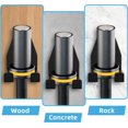 thumbnail image 4 of czcpp-Vertical Barbell Wall Rack, Black Powder Coated, Space Saving Barbell Mount for Garage Gym Bars, Essential Barbell Storage Accessory for Commercial and Home Gyms, Fits Barbell Sizes Up to 33mm, 4 of 4