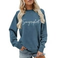 thumbnail image 2 of Sonographer Sweatshirts for Women Long Sleeve Crewneck Ultrasound Technologist Sweatshirt Pullover Tops, 2 of 5