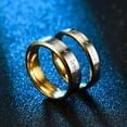 thumbnail image 6 of NICKSUN Forever LOVE titanium steel couple ring golden ring jewelry couple ring daily wear, 6 of 7