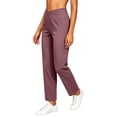 thumbnail image 2 of SeekIslan Women's Crossover Yoga Pants V Waist Straight Leg Pants with Pockets for Gym and Casual Daily, 2 of 6