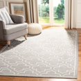 thumbnail image 4 of Safavieh Dhurries Tapis Contemporain Gris - Rond 7 Pieds, 4 of 5