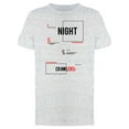 thumbnail image 1 of Night Crawlers Lettering Graphic Tee Men's -Image by Shutterstock, 1 of 2