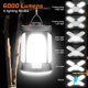 thumbnail image 2 of Camping Light, Solar Camping Light for Tent, Rechargeable Camping Light, 6000 Lumens Super Bright Tent Light, Foldable IP67 Waterproof 6 Modes Power B, 2 of 4
