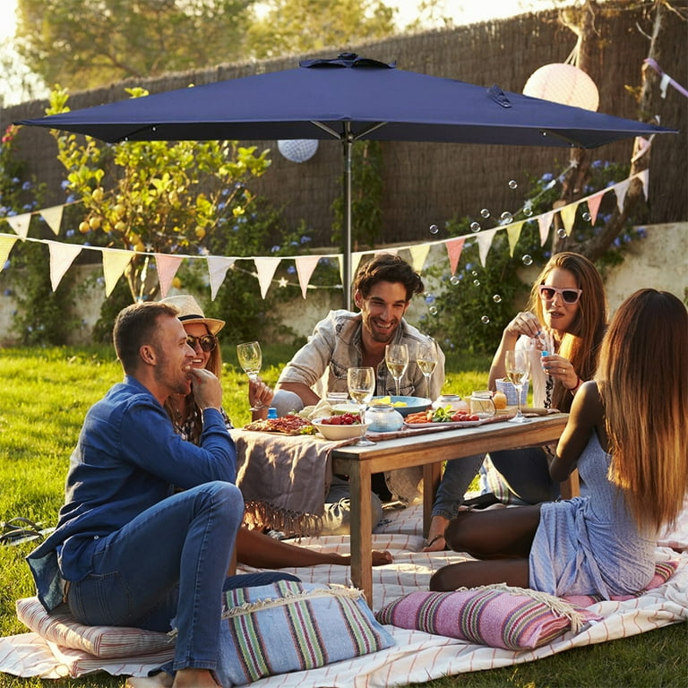 10 ft aluminum pole cantilever solar patio umbrella Outsunny 10ft. Solar LED Cantilever Umbrella, Offset Hanging Umbrella with  360 Rotation, Cross Base, 8 Ribs, Tilt and Crank for Yard, Khaki
