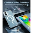 thumbnail image 5 of KOMI for Phone 16 Case: Clear Military Grade Drop Protection Anti Yellowing Slim Case - Rugged Shockproof Protective Transparent Cell Phone Cover Clear, 5 of 5