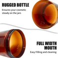 thumbnail image 3 of Tarros cosméticos BallHull de plástico ámbar, 350 ml, a prueba de fugas, 6 unidades, 3 of 7
