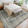 thumbnail image 2 of Shininglove Washable Vintage Distressed Area Rug 5' x 7' – Non-Slip Soft Carpet for Living Room, Bedroom, Dining Room & Home Office, 2 of 7