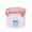 Pink, variant on JHyouerji Clear Plastic Storage Canister Gray Stackable Dry Food Container Jar for Pantry Grains Nuts Cereals Snacks and Kitchen Organization