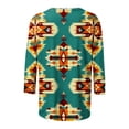 thumbnail image 5 of Women Blouse 3/4 Sleeve Petite, Shirts for Women Trendy Summer 2026 Hide Belly Tunic 2026 Summer Dressy Summer Tops for Women 2026 Spring Tops For Women, 5 of 5