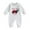 Light Gray, variant on Baby Onesies Boy Star Print Long Sleeve Color Block Romper With Footed Sleeping Suit Light Gray 0 M-3 M