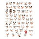 thumbnail image 2 of Juego de pegatinas de cara de muñeco de nieve divertido Naiovety PVC, 2 of 6
