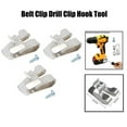 Sleek and Durable Drill Belt Clip Hook for Makita 18V Max Tools Set of