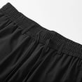 thumbnail image 3 of Stretch Golf Pants for Men Quick Dry Inseam Cool Touch Straight Fit Suit Dress Pants Joggers Zip Pockets Big and Tall Size L-5XL Black, 3 of 8