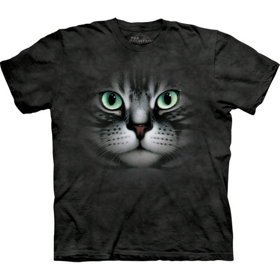 Black 100% Cotton Emerald Eyes Graphic Novelty T-Shirt