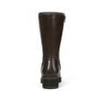 thumbnail image 3 of DREAM PAIRS Womens Faux Fur Zip Up Mid Calf Riding Winter Snow Boots TRULY BROWN Size 6.5, 3 of 4