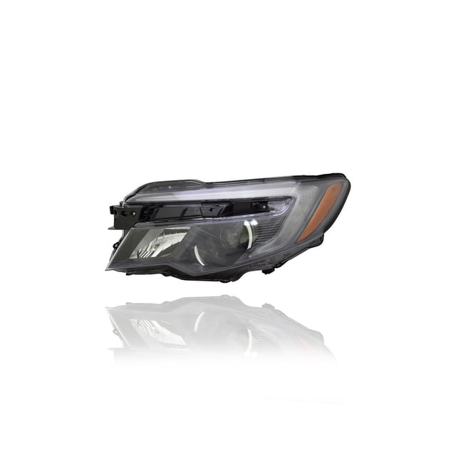 Headlight Assembly - Compatible/Replacement for '16-18 Honda Pilot EX/EXL/Touring, 17-19 Ridgeline - Halogen With LED Daytime Running Light, Without Auto Dim - Left Hand - Driver - 33150TG7A12
