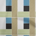 thumbnail image 1 of oneOone Rayon White Fabric Geometrical Craft Projects Decor Fabric Printed By The Yard 56 Inch Wide, 1 of 4