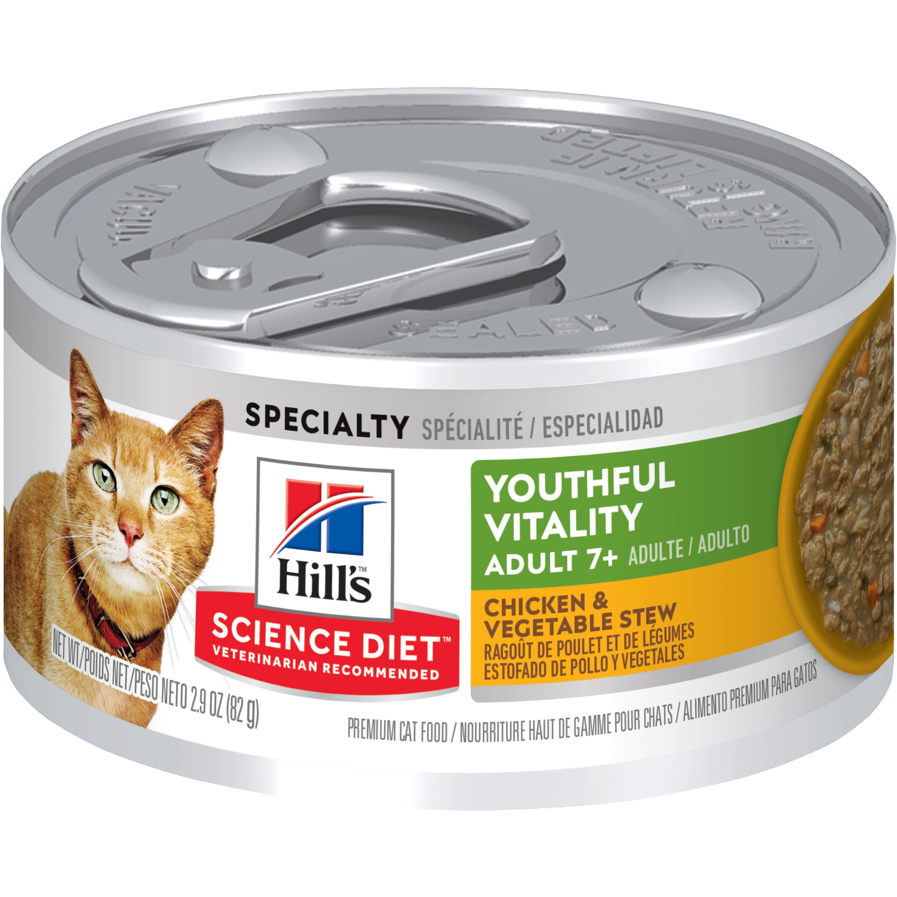 Hill's Science Diet Senior 7+ Youthful Vitality Canned Cat Food