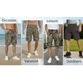 thumbnail image 2 of TRGPSG Men's Cargo Shorts with 9-Pockets, Comfort Camo Cotton Durability Shorts,Casual Cargo Style Work Shorts Size 42, 2 of 8