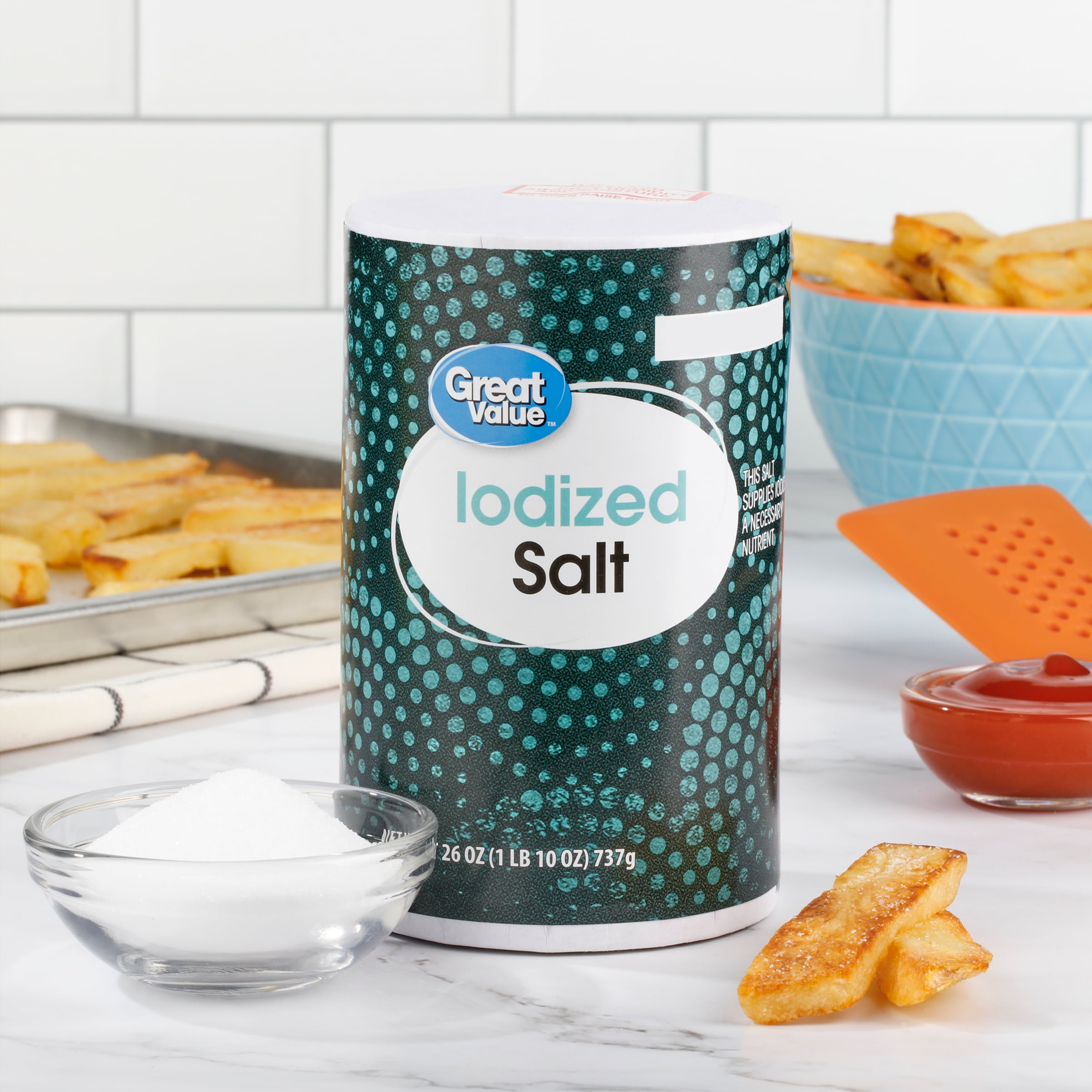 Great Value Iodized Salt, 26 oz