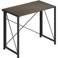 thumbnail image 2 of Folding Computer Desk, 90 x 46 cm Foldable Workstation Table for Home Office, Small Space Study or Laptop Use, 2 of 5