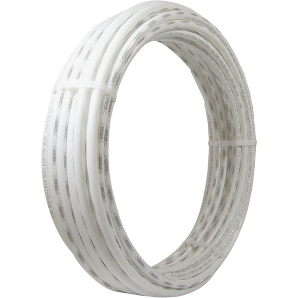 SharkBite U880W300 PEX Pipe 1 Inch, White, Flexible Water Pipe Tubing, Potable Water, Push-to-Connect Plumbing Fittings, 300 Feet Coil of Piping