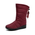 thumbnail image 1 of Snow Boots for Girls Womens Waterproof Slip Resistant Winter Snow Cold Weather Boots Warm Ladies Shoes, 1 of 7