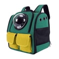 thumbnail image 4 of Mochila para gatos Zulema Burbuja transportadora de gatos Verde, 4 of 7