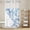 Blue, variant on Coastal Coral No Hook Shower Curtain with Snap in Liner, Waterproof Fabric Shower Curtains, Summer Ocean Marine Coral Starfish Watercolor Shower Curtain Set Top See Through for Bathroom 60"x72"