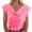 Pink-18, variant on Mittory Shirts for Women Fashion Cowl Neck Tops for Women Dressy Casual Short Sleeve Clothes Summer Outfits